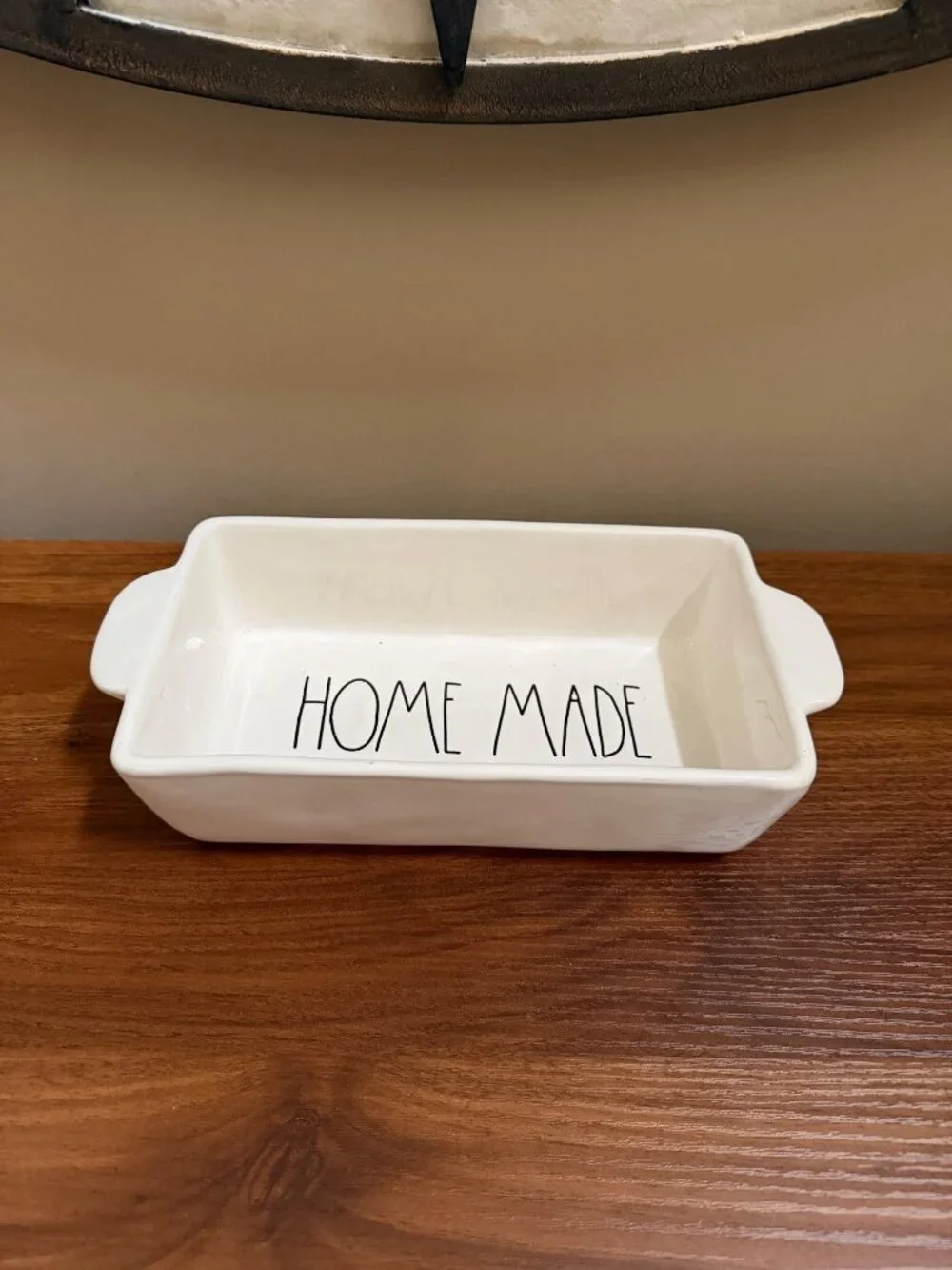 Rae Dunn Loaf Pan With 
